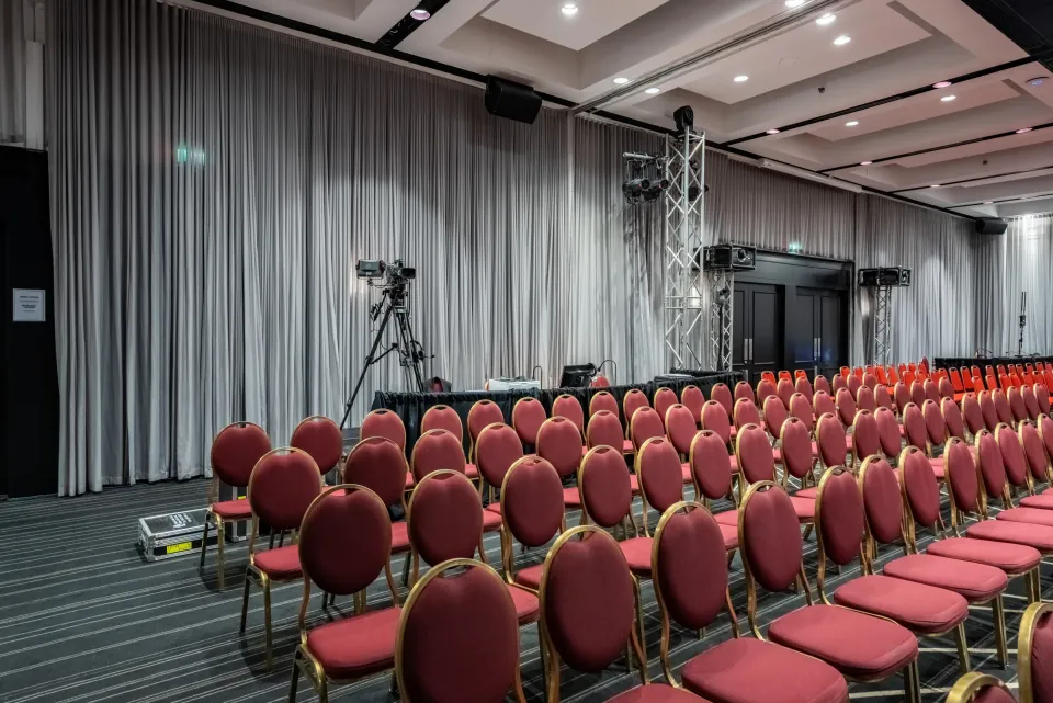 Recording equipment in a conference room